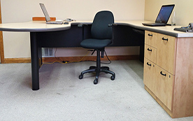 Used Elegant Maple Wood U-Shaped Office Desk

8' wide by 8' long